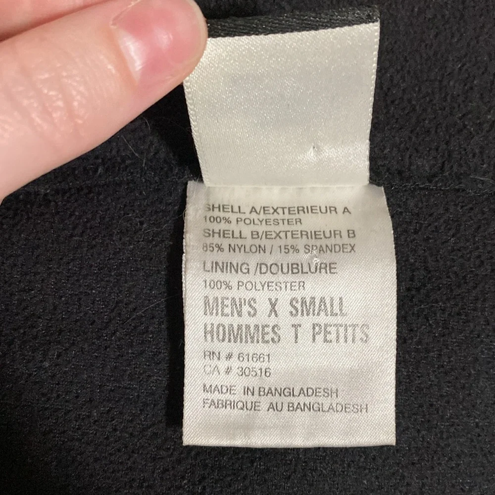 VINTAGE The North Face Men's XS Hyvent 3 In 1 Waterproof Jacket Retro Blue Black